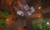 View of the explosion from inside Jonathan's farm.